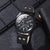 Business Solid Color Buckle Quartz Men's Watches