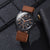 Business Solid Color Buckle Quartz Men's Watches