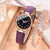 Business Solid Color Buckle Quartz Women's Watches