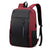 Business Solid Color Square Zipper Functional Backpack