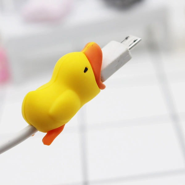 Cable Bite Animal Modeling Silicone Usb Cable Protection Sleeve Cartoon Anti-break Protector Wholesale