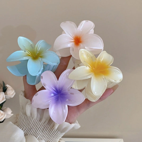 Candy Color Fresh Flower Clip Fairy Seaside Holiday Shark Clip Sweet Spring Hairpin  Hair Grip Hair Accessories