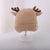 Cartoon Antlers Baby Hat Autumn And Winter Korean Super Cute Cute Wool Hat Boys And Girls Christmas Baby Knitted Hat