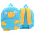 Cartoon Dinosaur Cat School Daily Kids Backpack