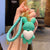 Cartoon Style Animal Heart Shape Resin Unisex Bag Pendant Keychain