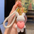 Cartoon Style Animal Heart Shape Resin Unisex Bag Pendant Keychain