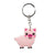 Cartoon Style Animal PVC Unisex Bag Pendant Keychain