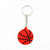 Cartoon Style Ball Pvc Unisex Bag Pendant Keychain