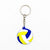 Cartoon Style Ball Pvc Unisex Bag Pendant Keychain