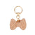 Cartoon Style Bow Knot Alloy Inlay Zircon Women's Keychain