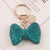 Cartoon Style Bow Knot Alloy Inlay Zircon Women's Keychain