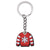 Cartoon Style Cartoon Character Christmas Hat Christmas Socks Pvc Metal Women's Bag Pendant Keychain