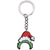 Cartoon Style Cartoon Character Christmas Hat Christmas Socks Pvc Metal Women's Bag Pendant Keychain