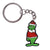 Cartoon Style Cartoon Character Christmas Hat Christmas Socks Pvc Metal Women's Bag Pendant Keychain