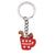 Cartoon Style Cartoon Character Christmas Hat Christmas Socks Pvc Metal Women's Bag Pendant Keychain