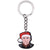 Cartoon Style Cartoon Character Christmas Hat Christmas Socks Pvc Metal Women's Bag Pendant Keychain