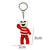 Cartoon Style Cartoon Character Silica Gel Unisex Bag Pendant Keychain