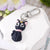 Cartoon Style Cat Alloy Resin Glass Bag Pendant Keychain