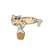 Cartoon Style Cat Alloy Stoving Varnish Unisex Brooches