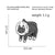 Cartoon Style Cat Television Skull Alloy Unisex Brooches