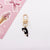 Cartoon Style Cat Zinc Alloy Women's Bag Pendant Keychain