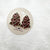 Cartoon Style Christmas Tree Arylic Printing Christmas Women's Earrings 1 Pair