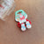 Cartoon Style Christmas Tree Bell Snowman Cloth Resin Hair Tie