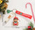 Cartoon Style Christmas Tree Santa Claus PVC Christmas Unisex Keychain