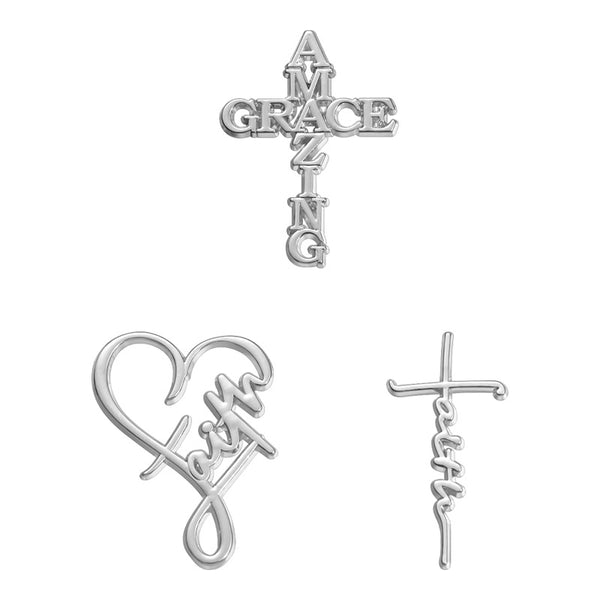 Cartoon Style Cowboy Style Artistic Cross Letter Alloy Stamping Plating Hollow Out Unisex Brooches