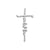 Cartoon Style Cowboy Style Artistic Cross Letter Alloy Stamping Plating Hollow Out Unisex Brooches