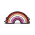 Cartoon Style Cowboy Style Letter Rainbow Heart Shape Alloy Stamping Stoving Varnish Plating Kid's Brooches