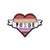 Cartoon Style Cowboy Style Letter Rainbow Heart Shape Alloy Stamping Stoving Varnish Plating Kid's Brooches