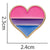 Cartoon Style Cowboy Style Rainbow Flag Heart Shape Alloy Stamping Stoving Varnish Plating Unisex Brooches