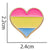 Cartoon Style Cowboy Style Rainbow Flag Heart Shape Alloy Stamping Stoving Varnish Plating Unisex Brooches