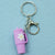 Cartoon Style Cup Flower Soft Glue Women's Keychain