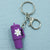 Cartoon Style Cup Flower Soft Glue Women's Keychain