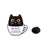 Cartoon Style Cute Cat Alloy Women's Brooches