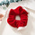 Cartoon Style Cute Christmas Hat Christmas Tree Santa Claus Flannel Hair Tie