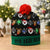 Cartoon Style Cute Christmas Tree Snowman Elk