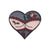 Cartoon Style Cute Cowboy Style Letter Heart Shape Alloy Stamping Stoving Varnish Women's Brooches