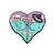 Cartoon Style Cute Cowboy Style Letter Heart Shape Alloy Stamping Stoving Varnish Women's Brooches