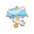 Cartoon Style Cute Cowboy Style Letter Umbrella Alloy Stamping Stoving Varnish Women's Brooches