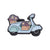 Cartoon Style Cute Cowboy Style Motorcycle Cup Flower Alloy Stoving Varnish Plating Unisex Brooches