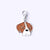 Cartoon Style Cute Dog Metal Unisex Bag Pendant Keychain