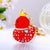 Cartoon Style Cute Duck Resin Diamond Women's Bag Pendant Keychain