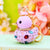 Cartoon Style Cute Duck Resin Diamond Women's Bag Pendant Keychain