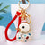 Cartoon Style Cute Duck Resin Diamond Women's Bag Pendant Keychain