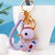 Cartoon Style Cute Duck Resin Diamond Women's Bag Pendant Keychain