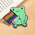 Cartoon Style Cute Frog Alloy Stoving Varnish Unisex Brooches