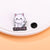 Cartoon Style Cute Letter Cat Alloy Stamping Stoving Varnish Plating Unisex Brooches